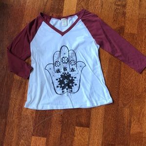 Too with buhda hand on front